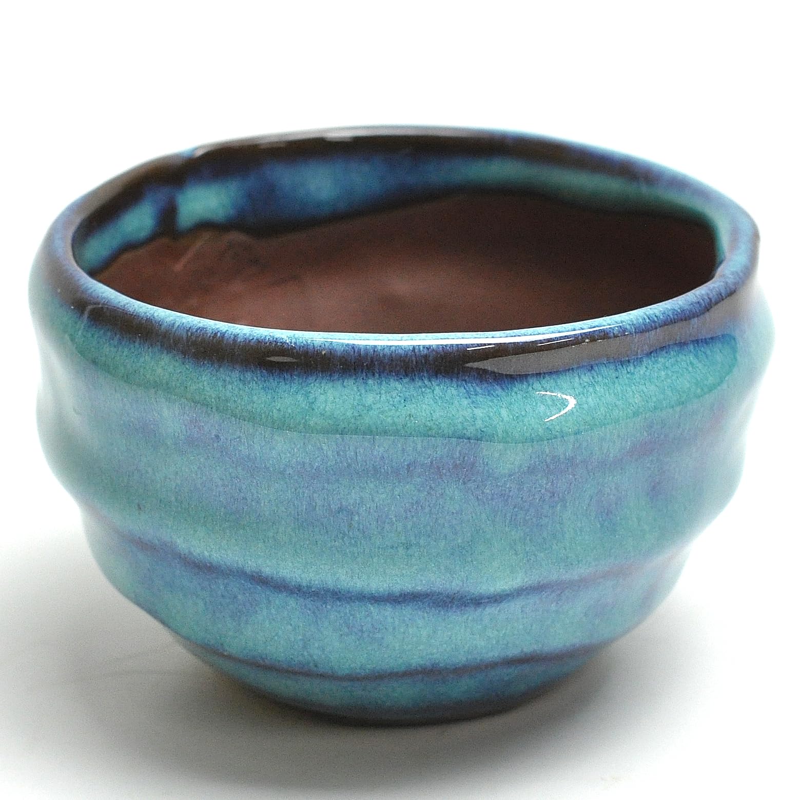 Amazon.co.jp: 盆栽妙 植木鉢 陶器鉢 盆栽鉢 山野草鉢 3号 トルコ