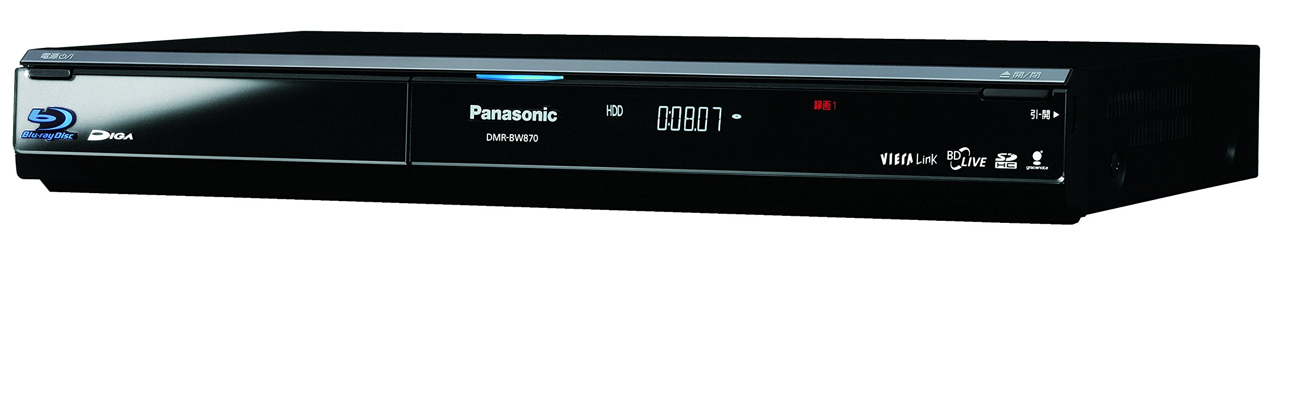 Amazon.co.jp: Panasonic 1TB 2 Tuner Blu-ray Recorder Black DIGA
