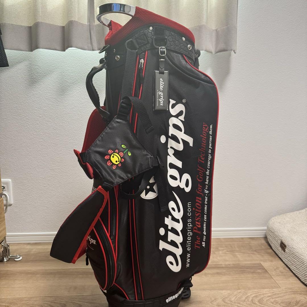 elite grips ゴルフキャディバッグ 黒・赤 【公式通販】