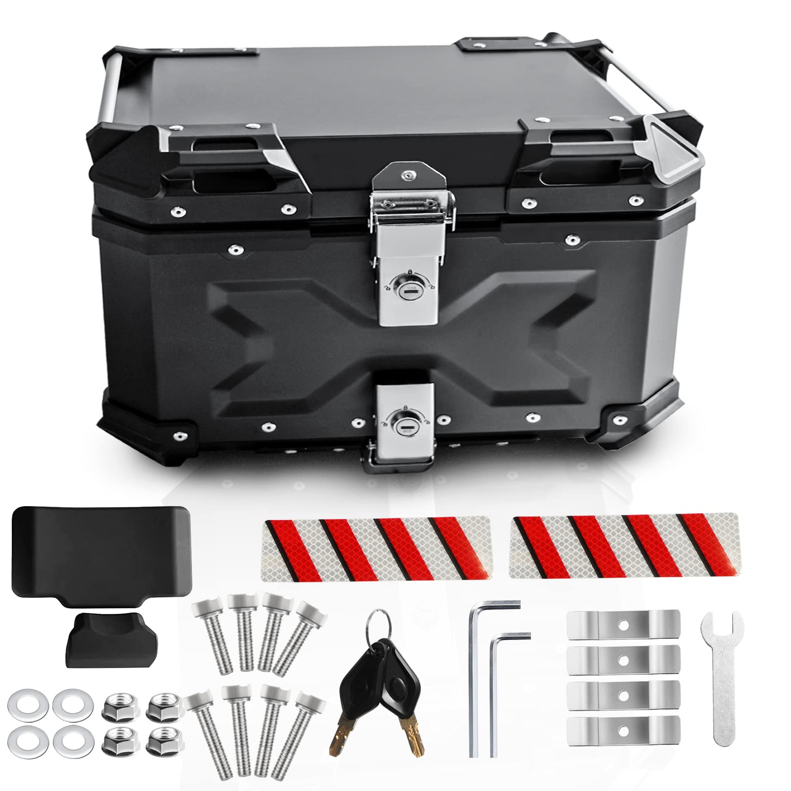 Amazon | YESHMA 【改善品】 バイク リアボックス 65L バイク用 大容量