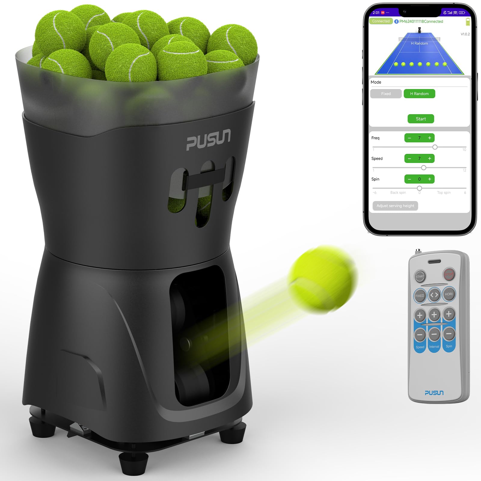 Amazon | プロフェッショナル ミニテニスボールマシン PT Mini Pro