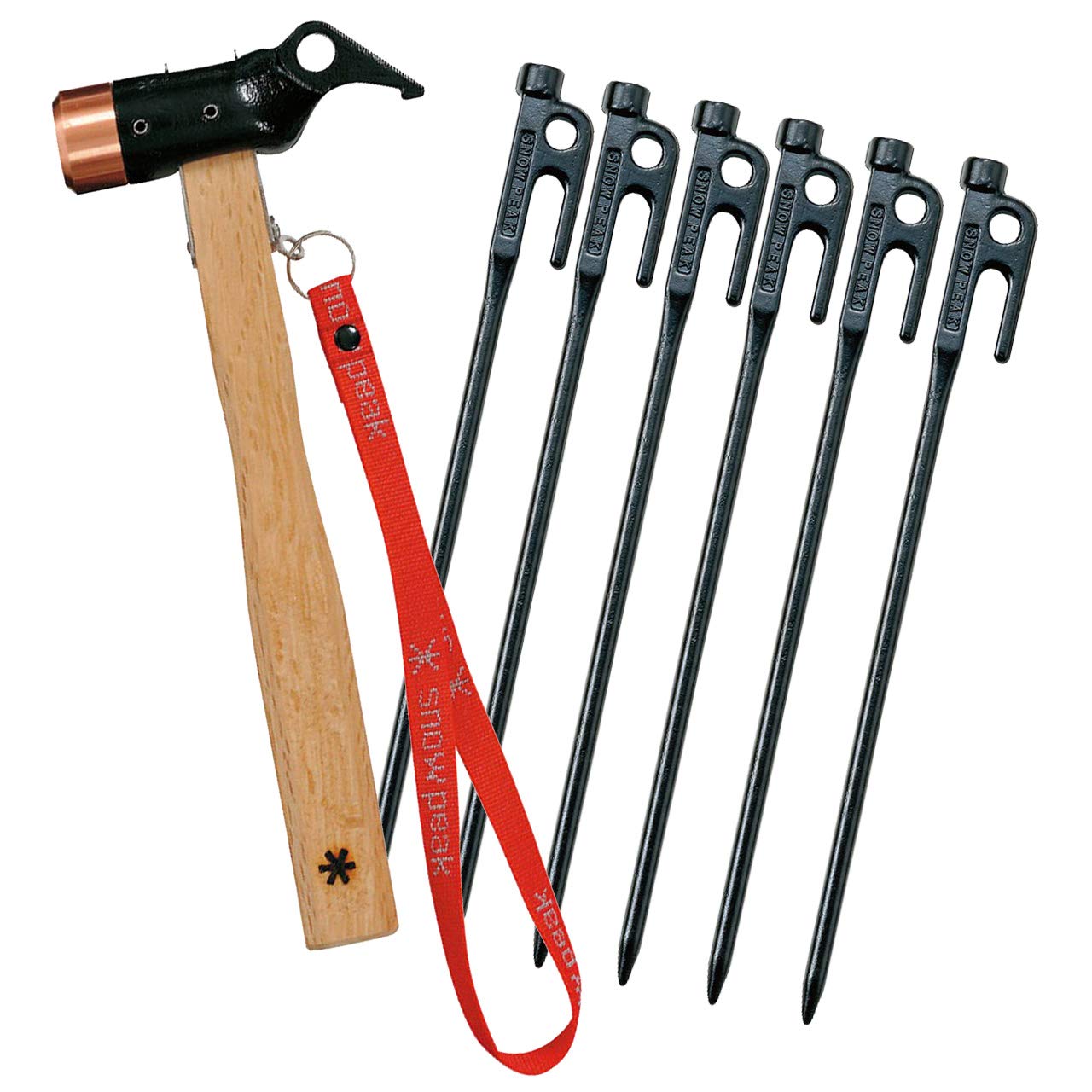 ☆スノーピーク 廃盤 ソリッドシリーズ ハンマー ペグ10本+おまけ