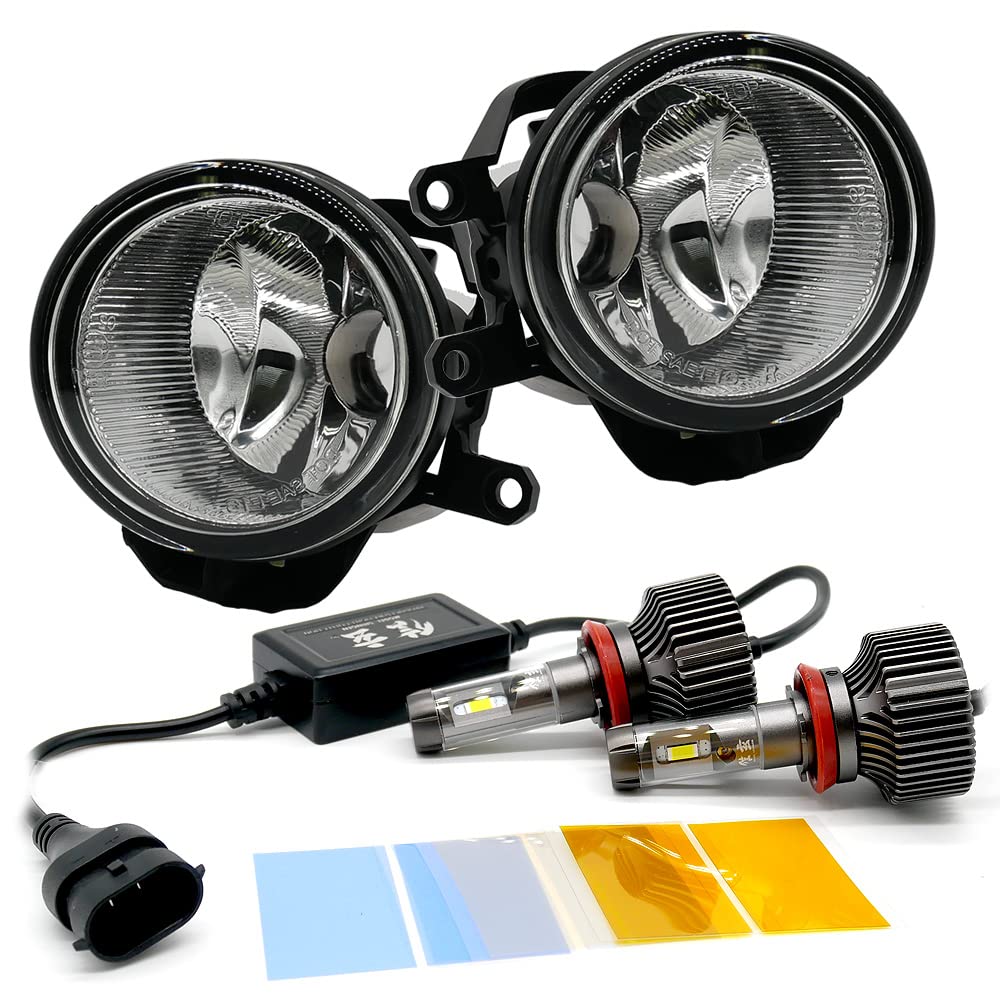 Amazon | トヨタ車用 フォグランプガラスレンズユニット+ LEDバルブ