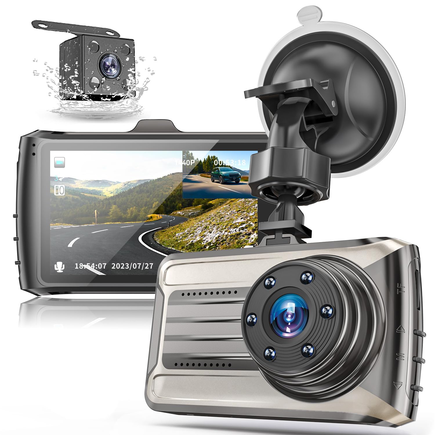 Amazon.co.jp: DEFART ドライブレコーダー 前後カメラ 【1440P・SONY