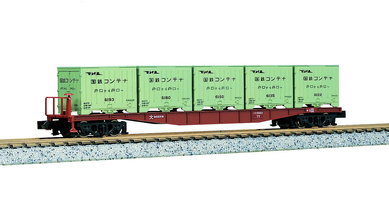 Amazon | KATO Nゲージ チキ5500 2両入 6000形コンテナ搭載 8045 鉄道