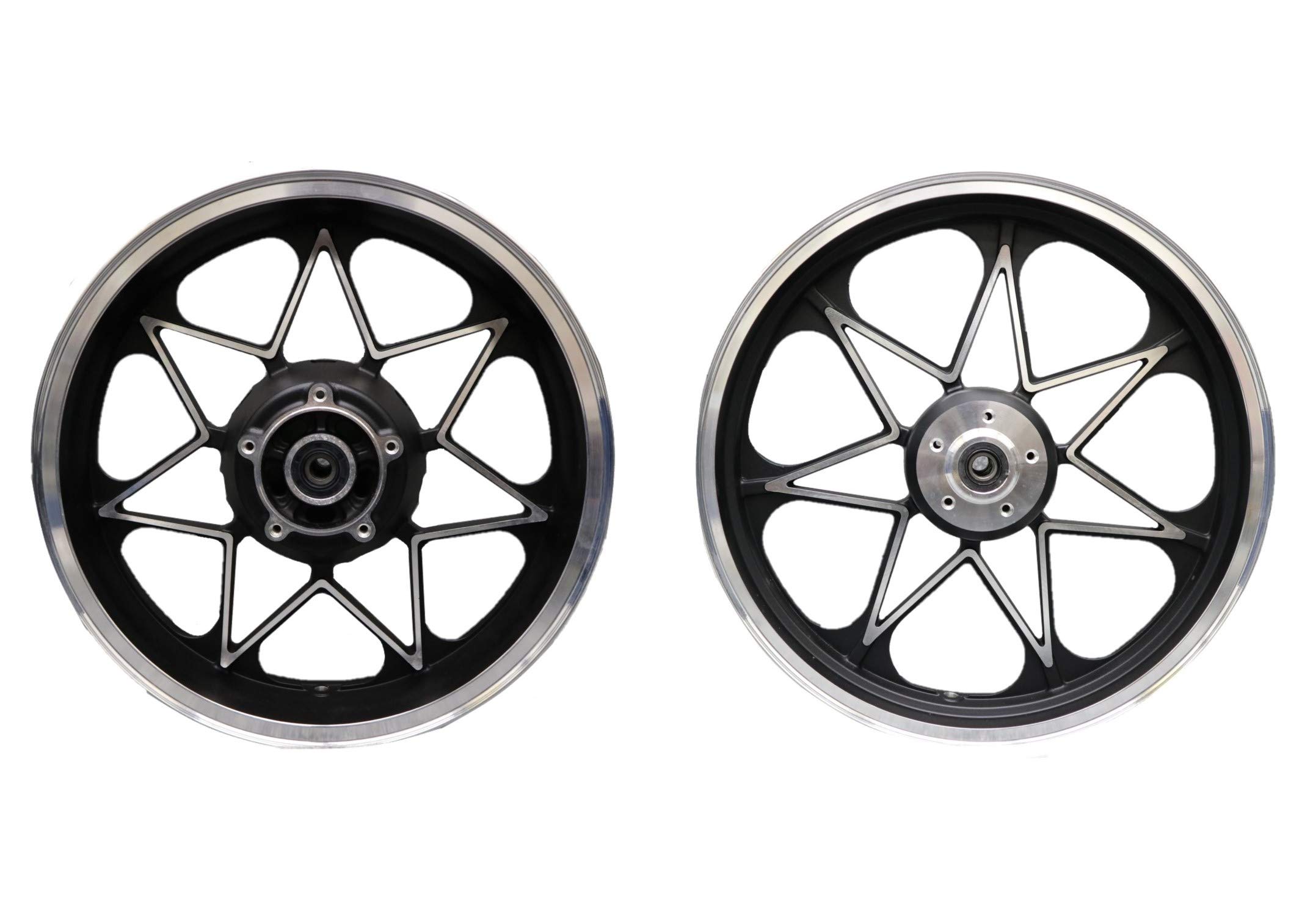 Amazon | ZRX400 キャスト ホイール ブラック | ホイール | 車