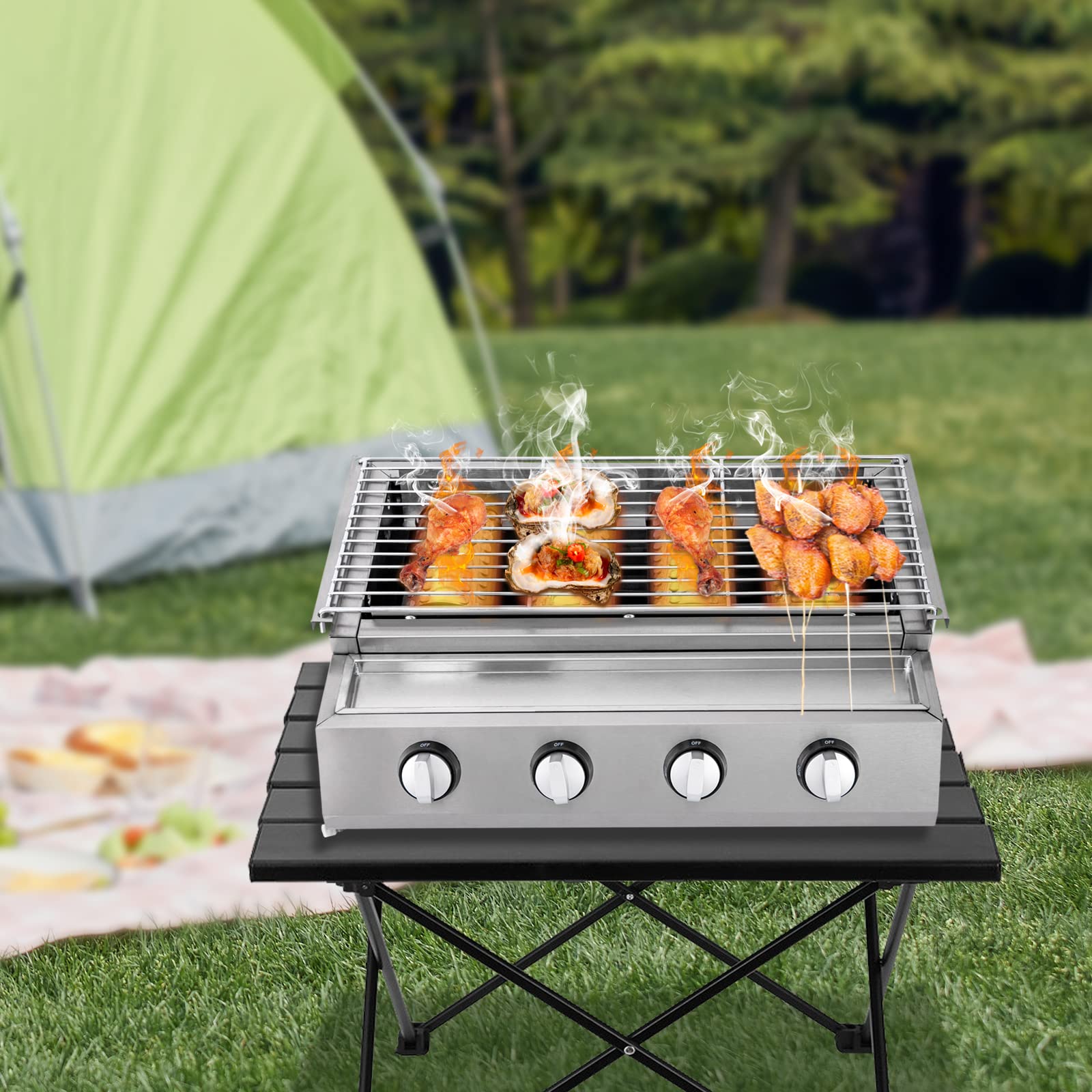 バーベキュー・調理用品 INDEPENDENT BTG SUMMIT PORTABLE BBQ SET BTG