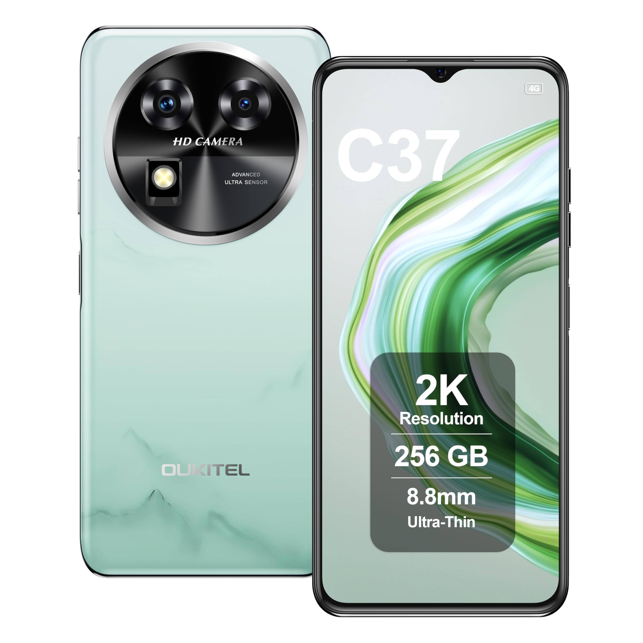 Amazon.com: OUKITEL C37 Smartphone, 24GB RAM+256GB ROM, 6.6