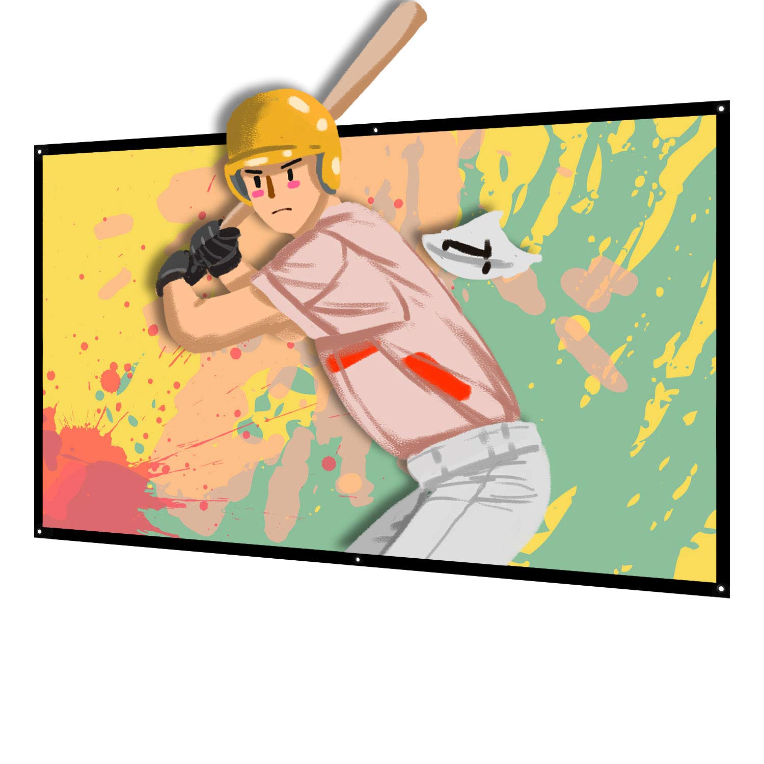 Amazon | プロジェクター スクリーン 新しいアップグレード版