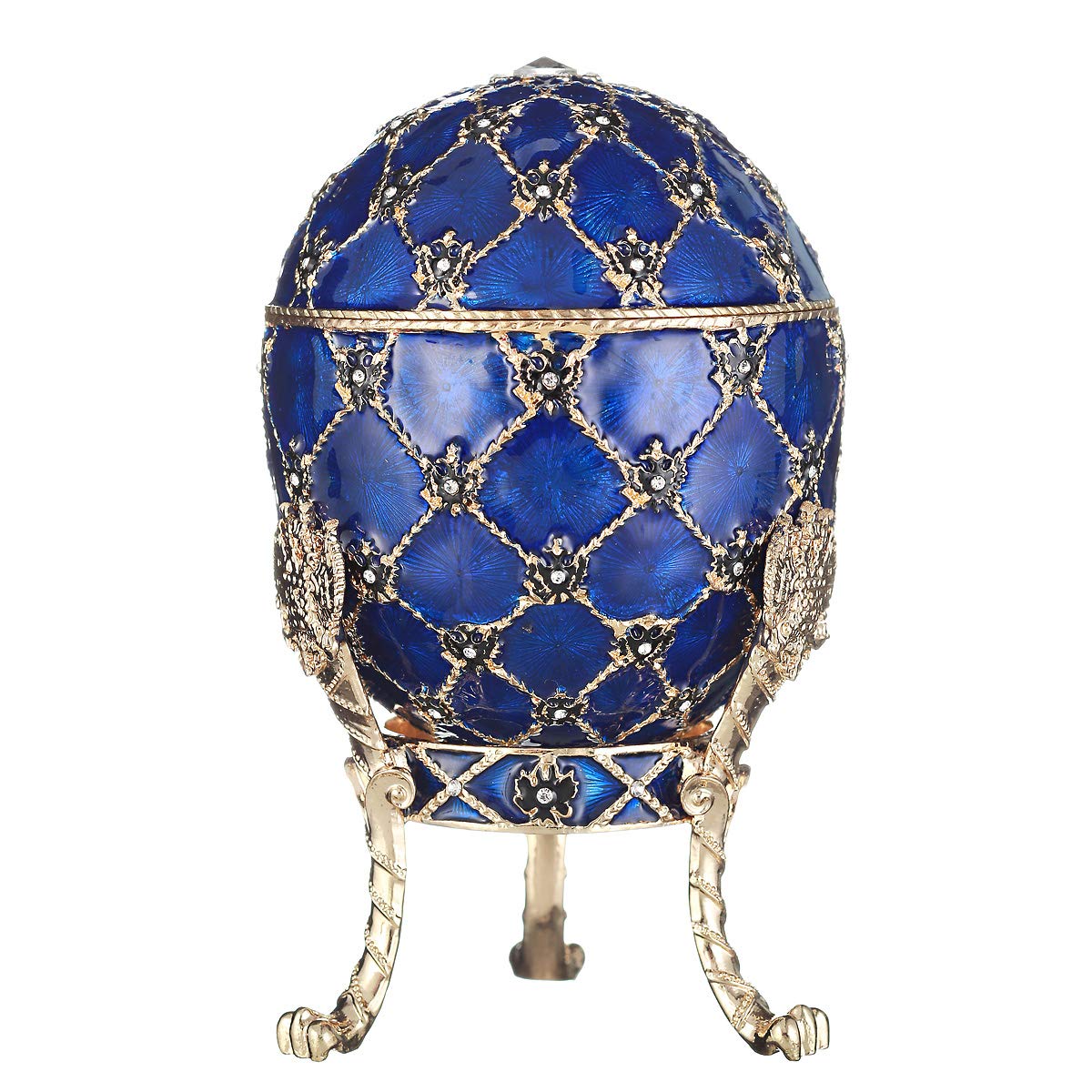 Amazon.co.jp: danila-お土産 ロシアファベルジェスタイル 卵/小物入れ