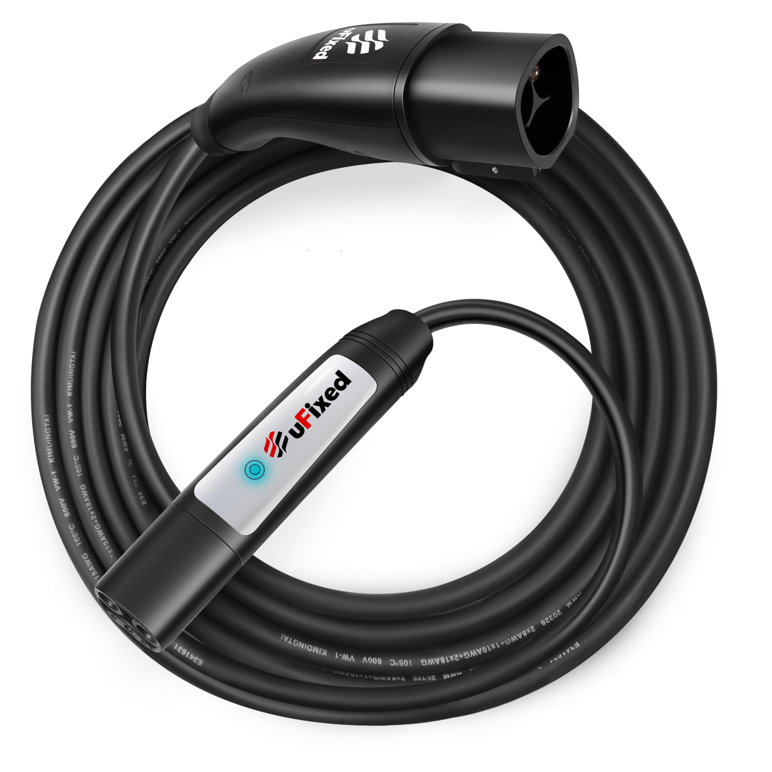Amazon.co.jp: UfixedTesla充電器延長ケーブル 50A 240V 12KW 20