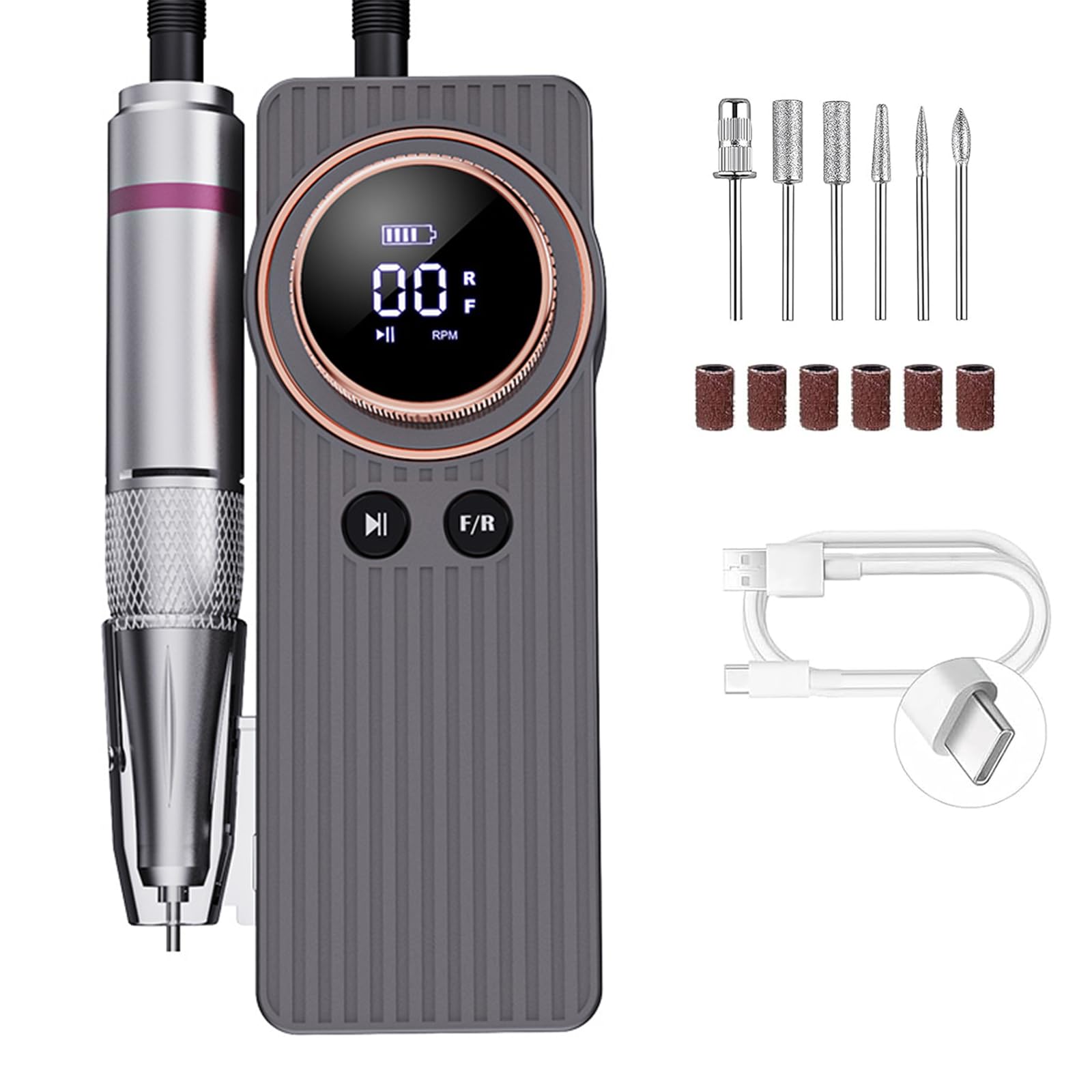 Amazon.co.jp: 電動ネイルマシン エルエンスタジオ 携帯用ネイル