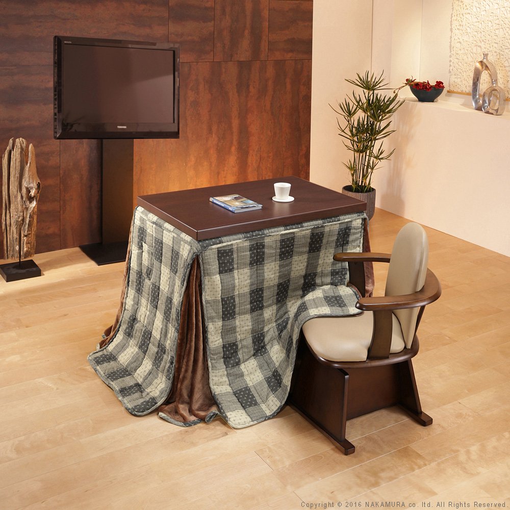 Amazon.co.jp: 座椅子 こたつセット 一人用 [長方形 90×60cm] (こたつ