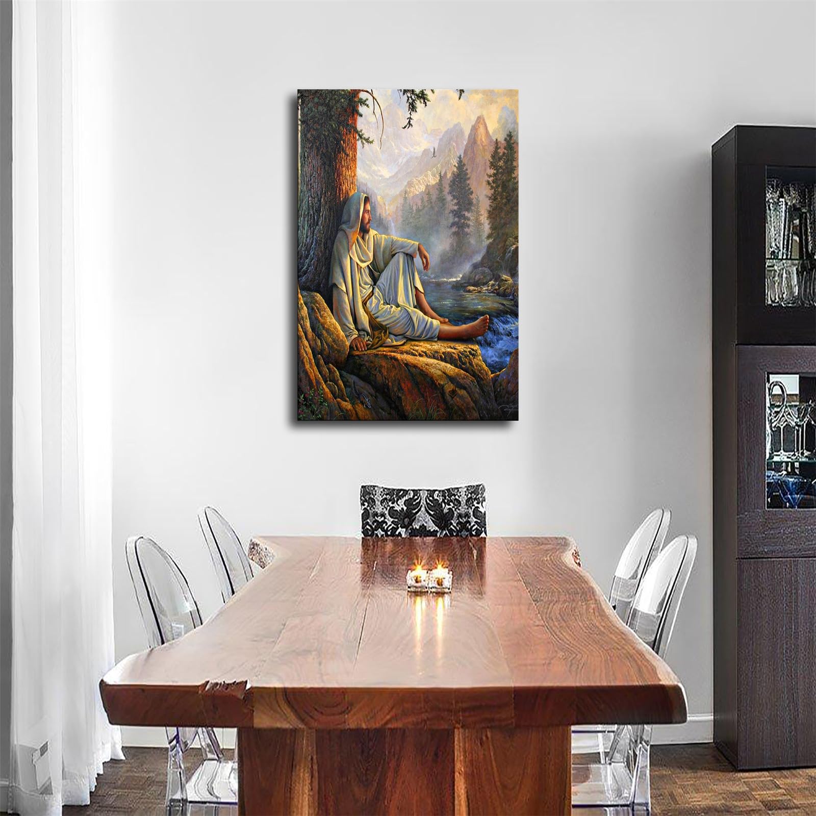 Amazon.com: CSYYJY Greg Olsen Jesus Sitting Under The Tree Poster