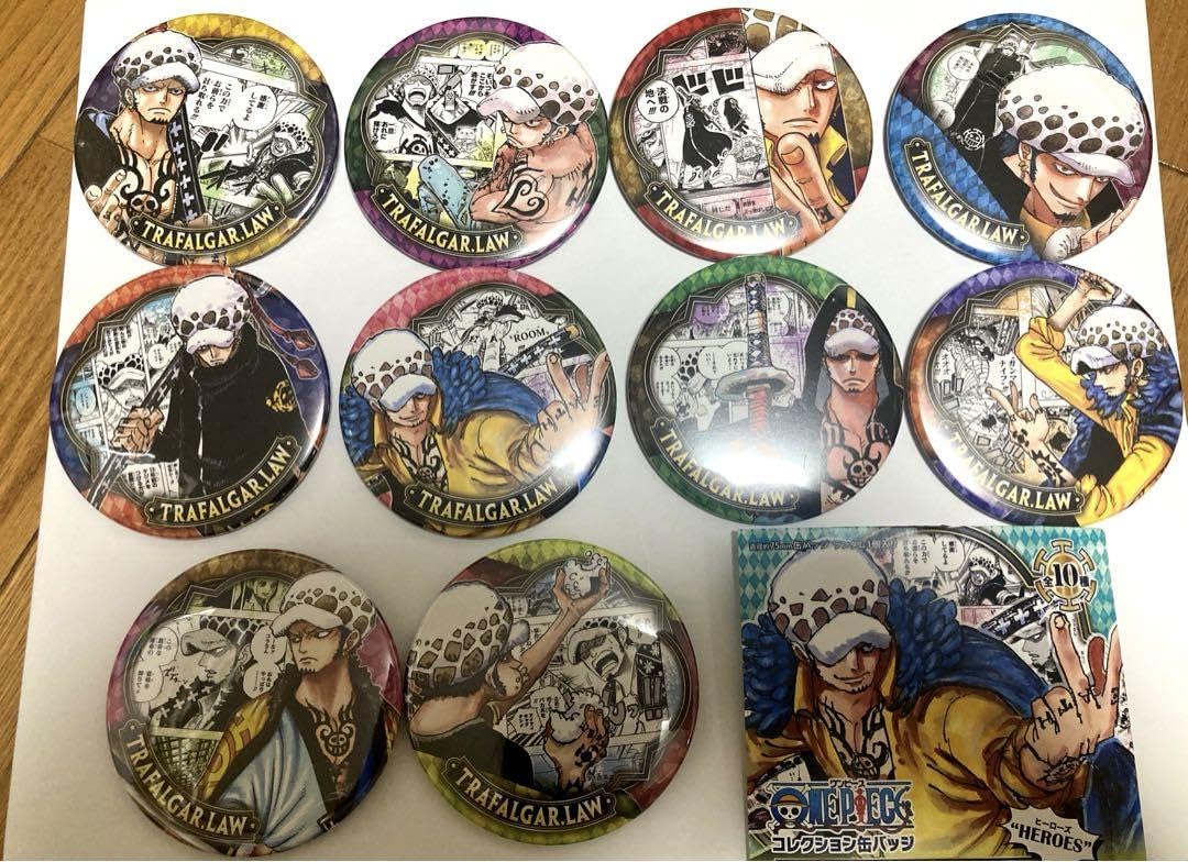 ワンピース コレクション缶バッジSPRING ロー ワンピース コレクション