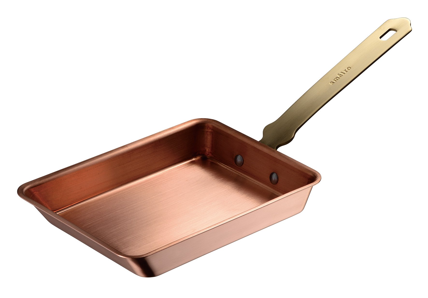 Amazon｜オークス ameiro 卵焼き エッグパン 銅 錫メッキ なし 日本製