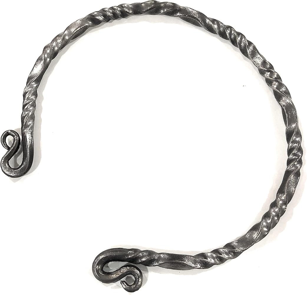 Amazon.com: ARTIZANSTORE Forged Iron Torc | Handmade Viking