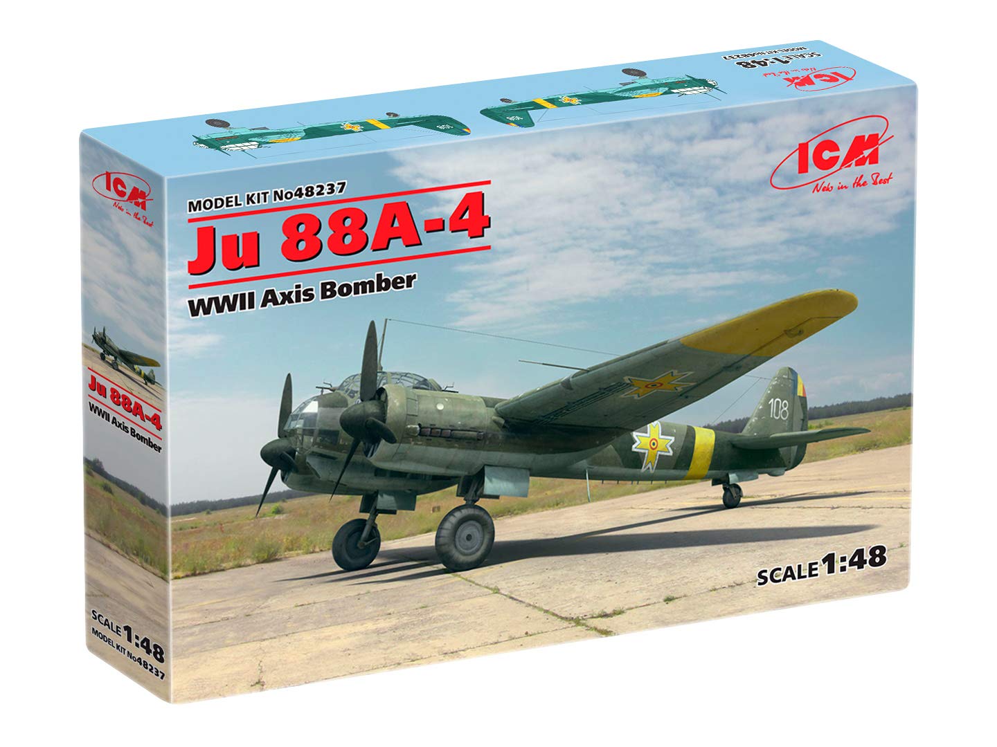 Amazon | アイシーエム ICM 1/48 枢軸国軍 ユンカース Ju88A-4 爆撃機
