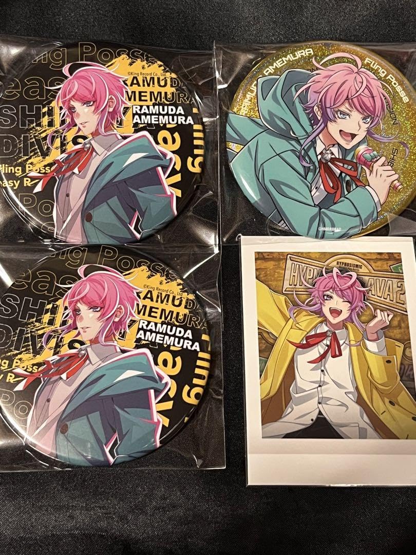 ヒプノシスマイク ヒプマイ flava2 缶バッジ 飴村乱数 Hypnosis Flava2