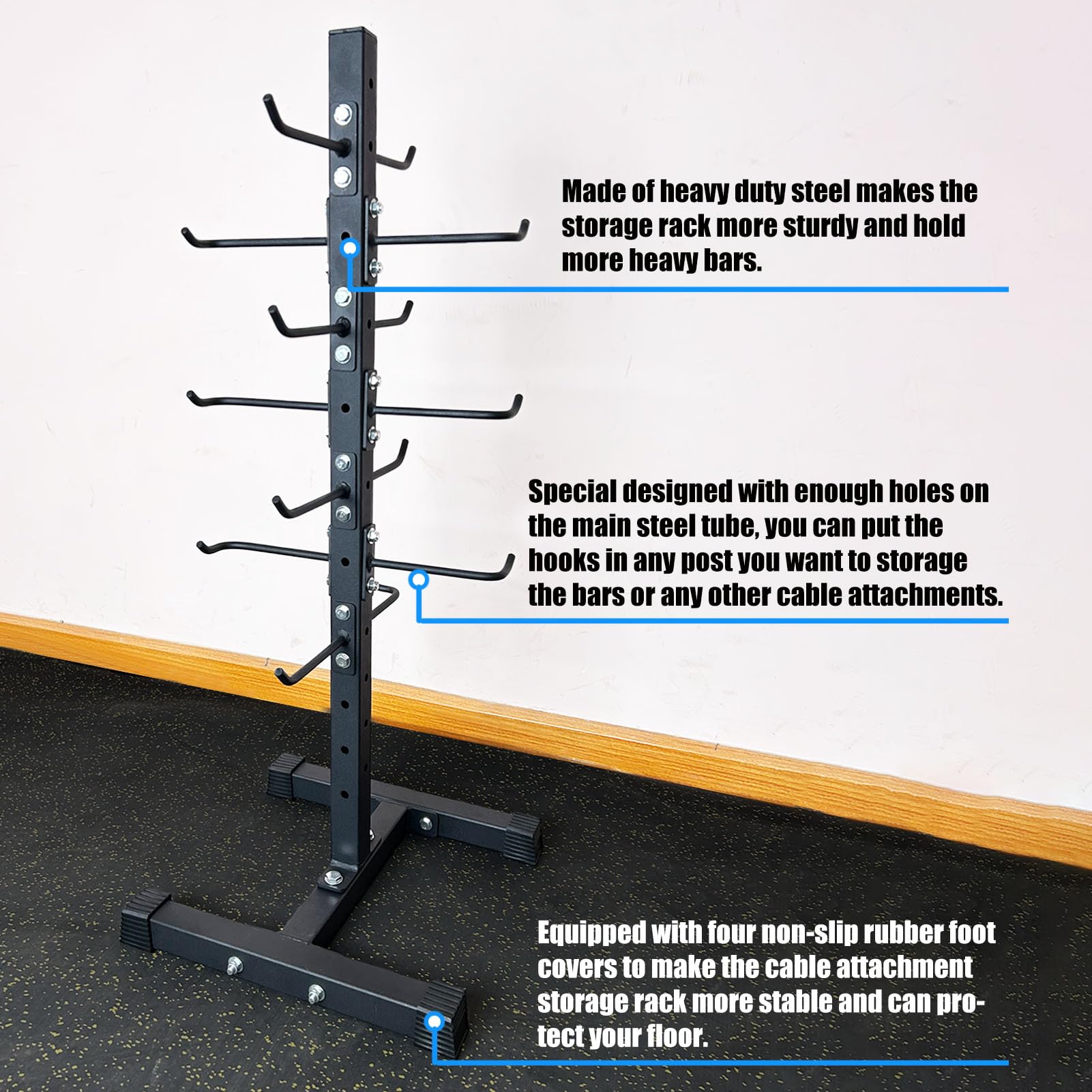 Amazon.co.jp: BLUSLM ケーブルアタッチメントラック ラットプルダウン