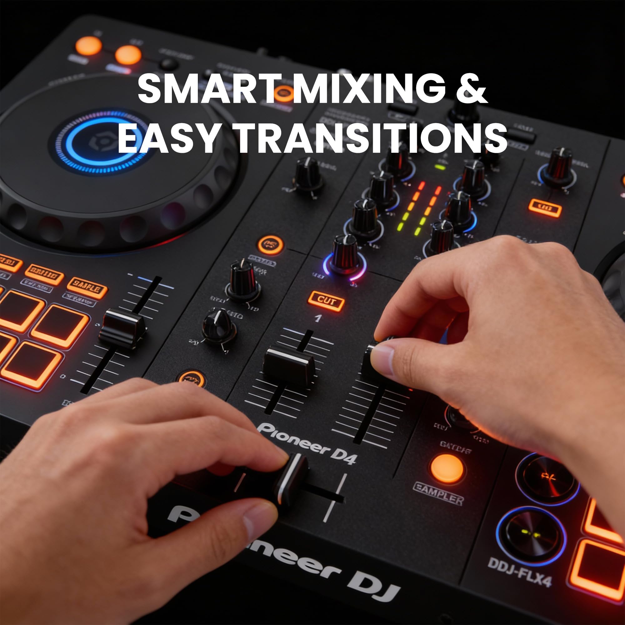 Amazon.com: Pioneer DDJ FLX4 DJ Controller - Black Bundle with