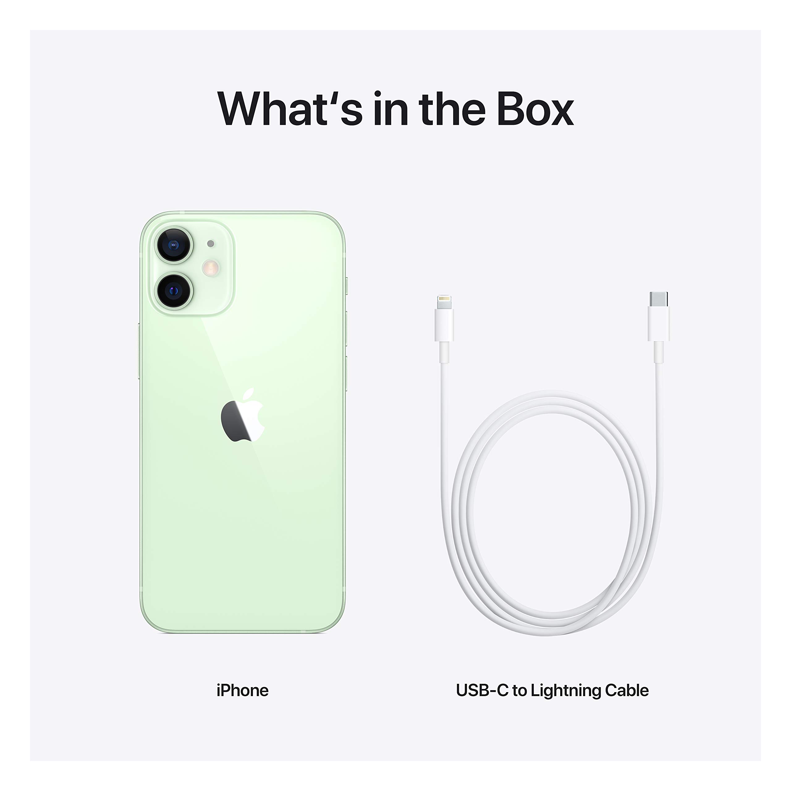 Amazon.com: Apple iPhone 12 Mini (128GB, Green) [Locked] + Carrier