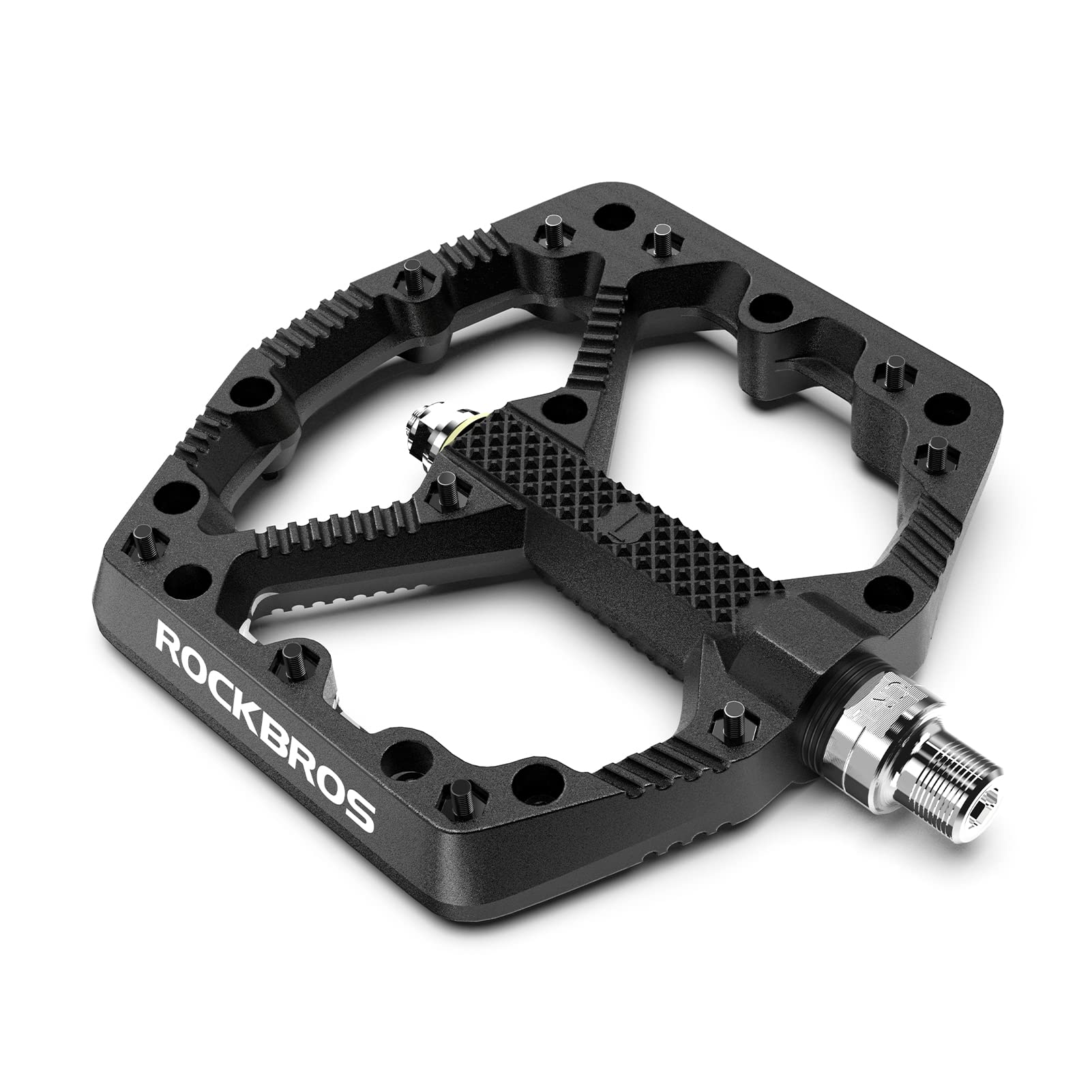 Buy ROCKBROS Mountain Bike Pedals Flat MTB Pedals Nylon Fiber