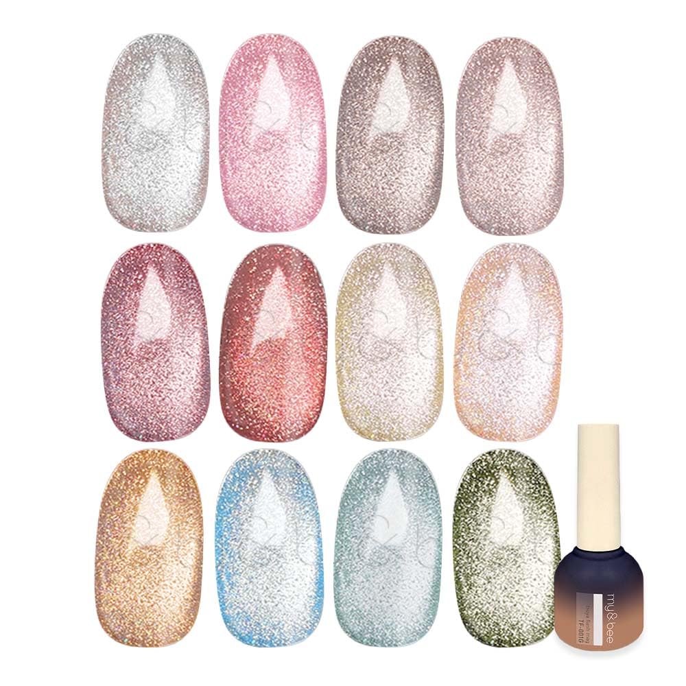 Amazon.co.jp: my&bee マイビー つやフラッシュマグ 全12色 8ml ジェル