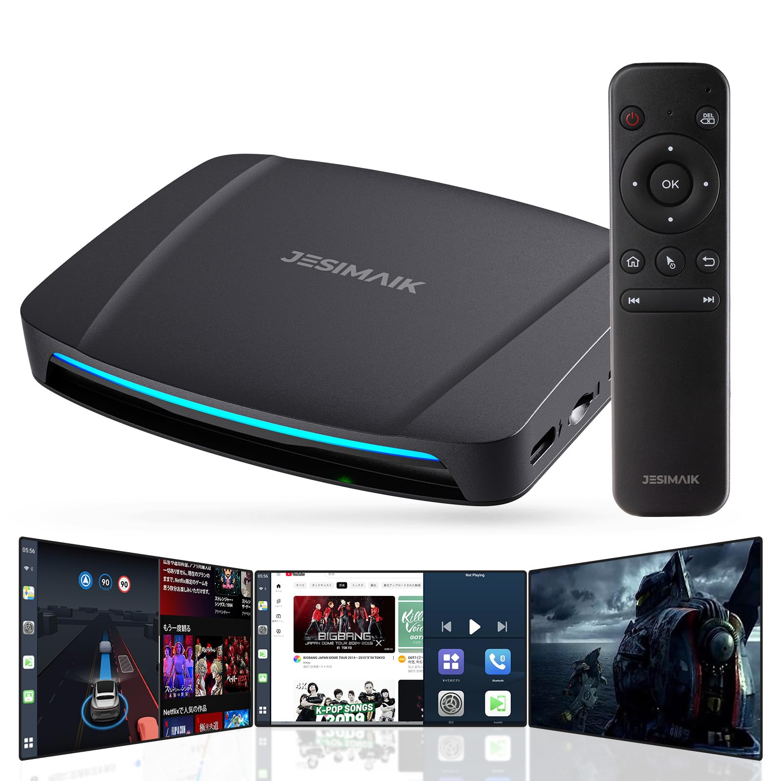Amazon.co.jp: JESIMAIK CarPlay Ai Box 最新Android 13.0 Android