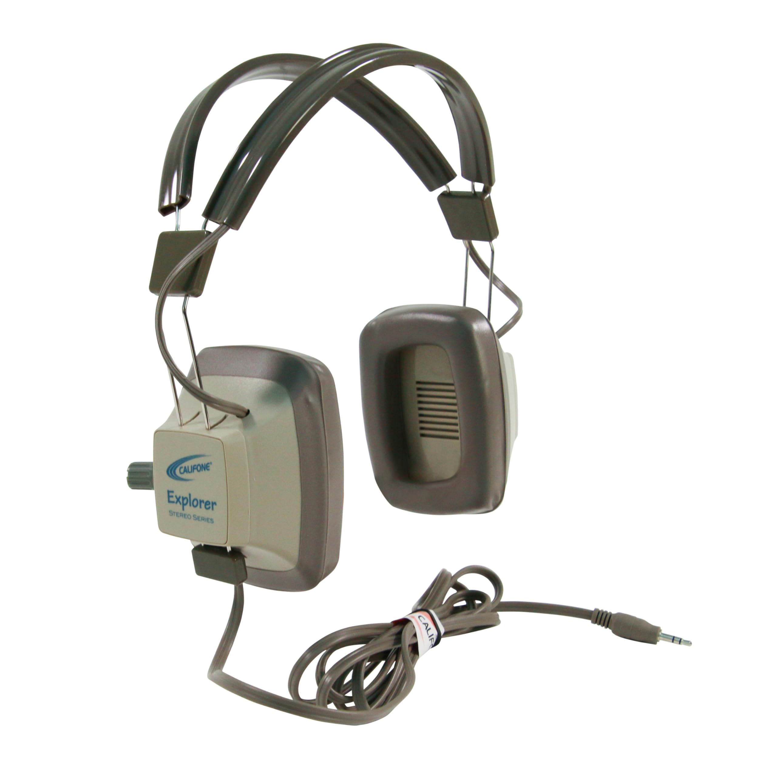Amazon.com: Califone EH-3SV Headset with 3.5mm,Beige/Light Gray
