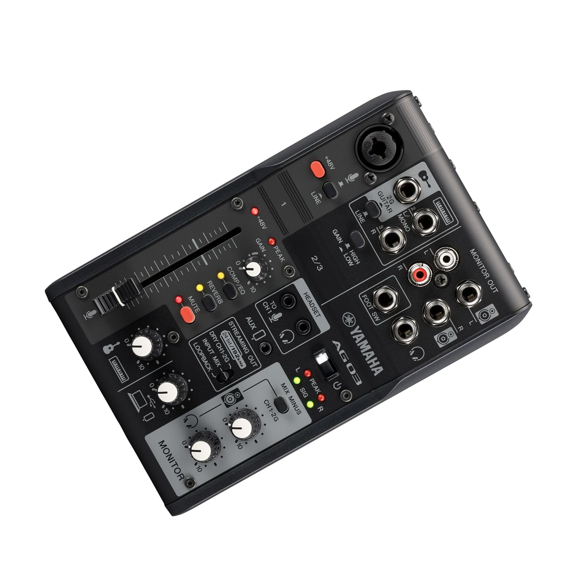 Amazon.com: Yamaha AG03MK2 Black 6-Channel Live Streaming Loopback