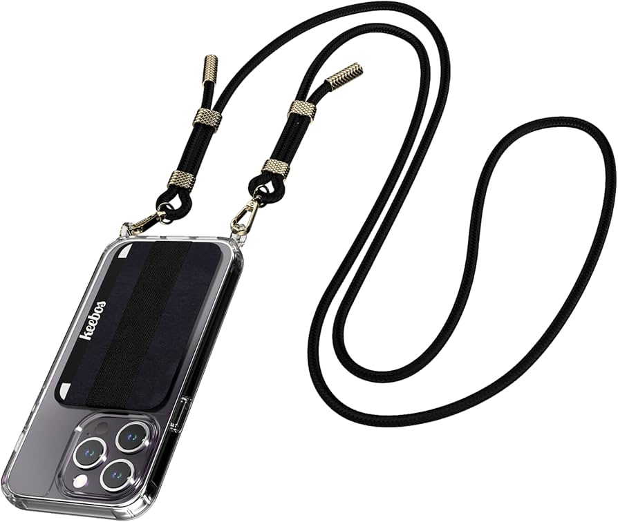 Amazon.com: Keebos - Crossbody iPhone Case with Card Wallet and