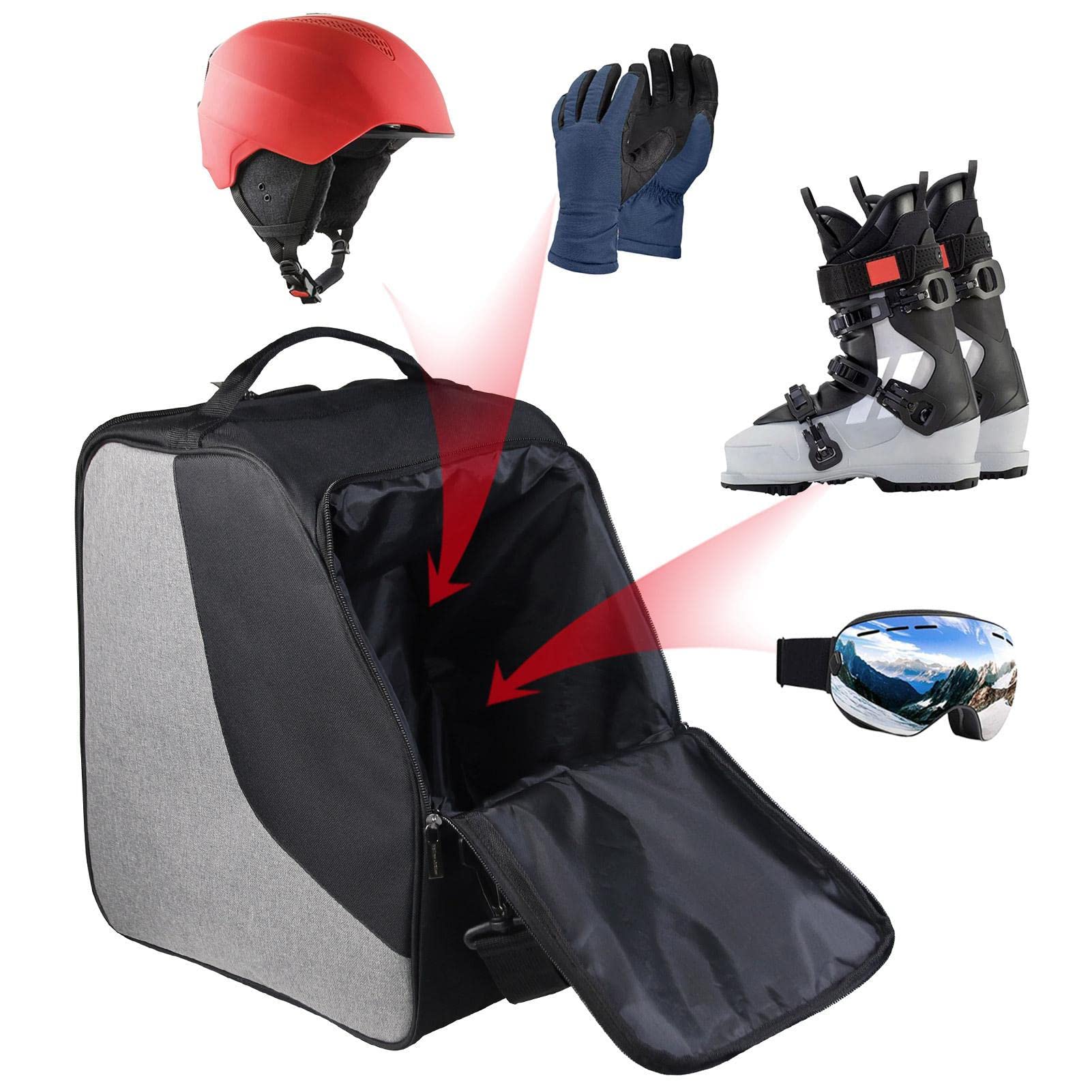 Amazon.co.jp: スノーボード ブーツ バッグ,スキーとスノーボード旅行