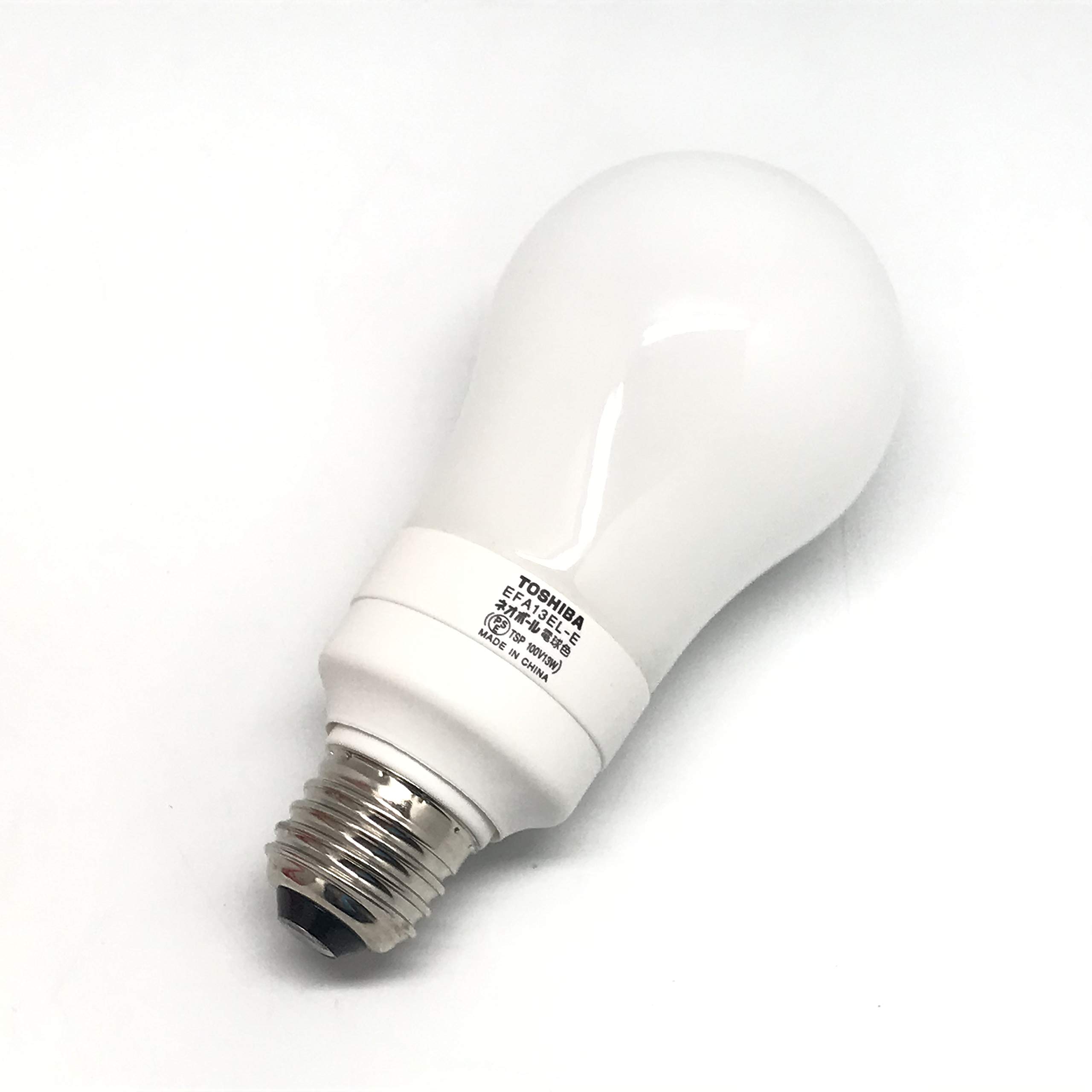 Amazon | 東芝 TOSHIBA ネオボール 60ワット形 E26口金 電球形蛍光灯 3