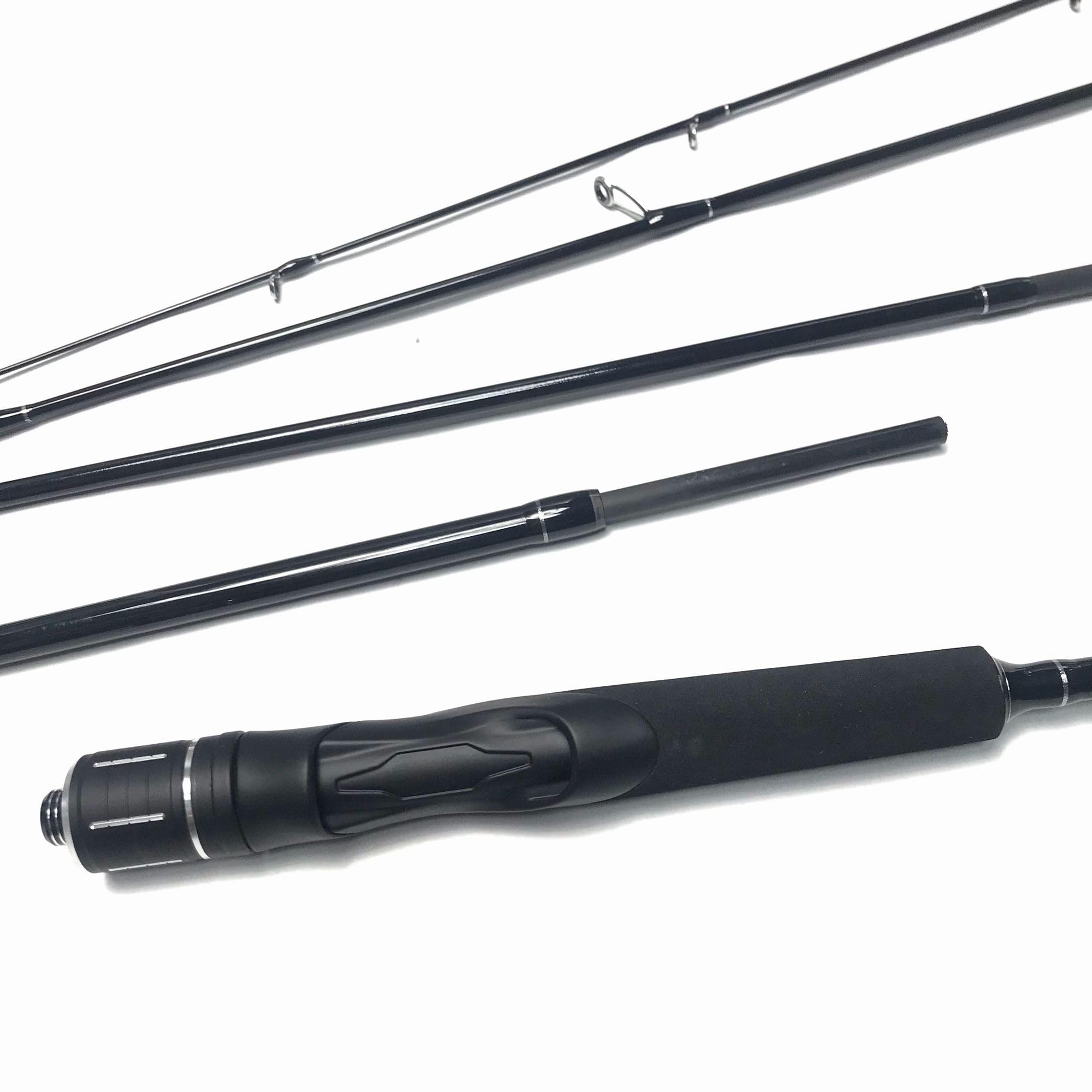 Amazon.co.jp: 2WAY 6フィート & 7フィート スピニング パックロッド 4