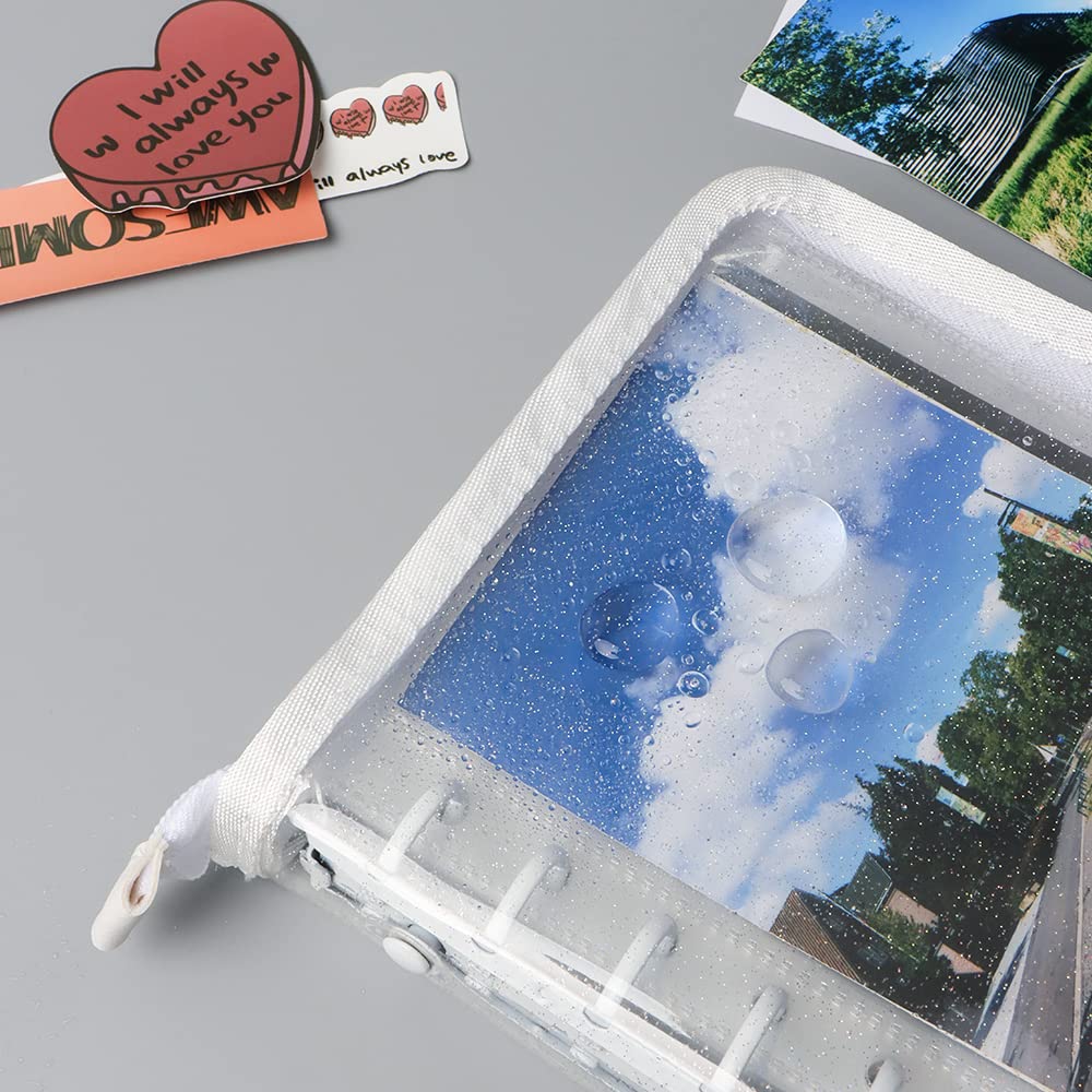 Amazon | グリッターバインダー ワイド A7 ホワイト フォトカード