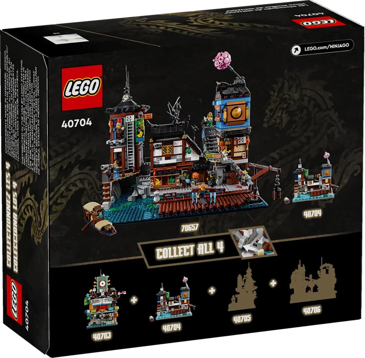 Amazon.com: LEGO NINJAGO 40704 Micro Docks Building Set: Miniature