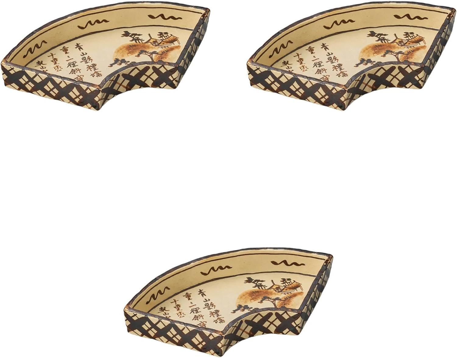 江戸時代 柿右衛門 渦福 金襴手 なます皿2枚 江戸時代 柿右衛門 渦福