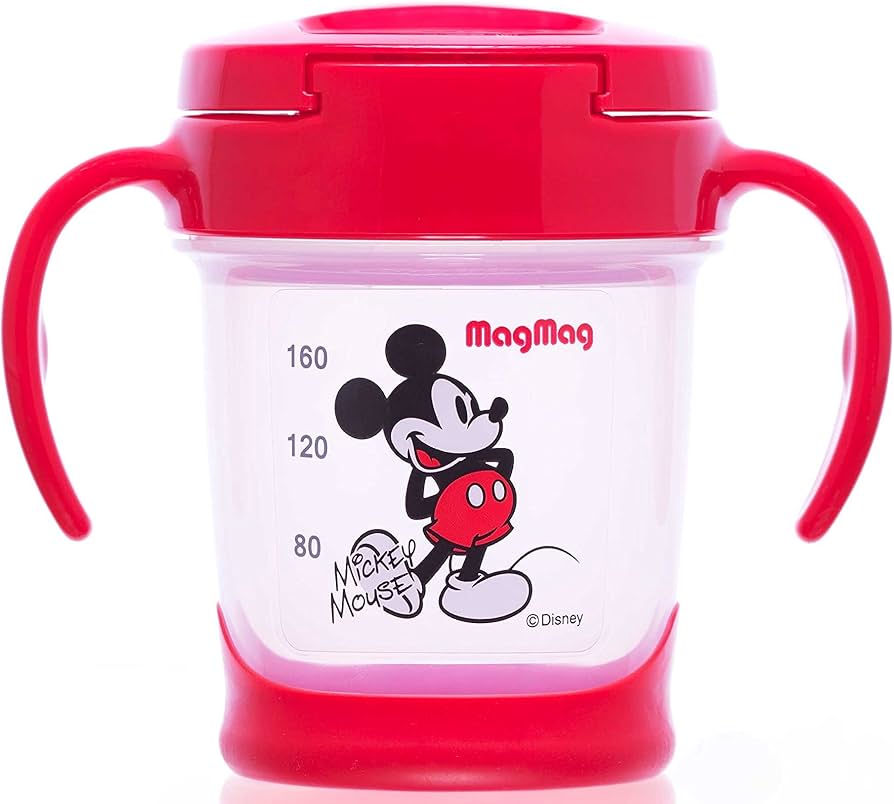 Amazon | ピジョン Pigeon マグマグ ストロー ミッキー 200ml 8ヵ月頃