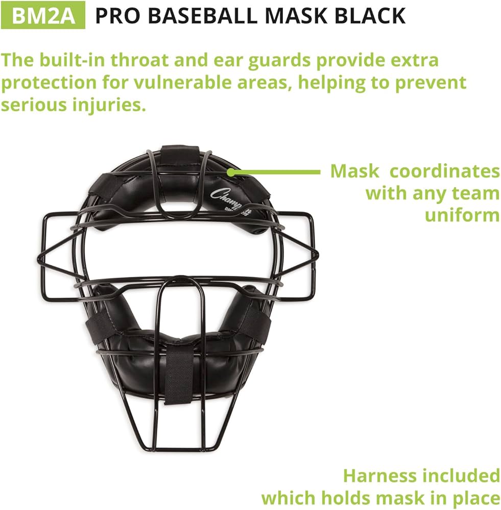 Amazon | Champion Sports プロ野球大人用マスク 審判とキャッチャー