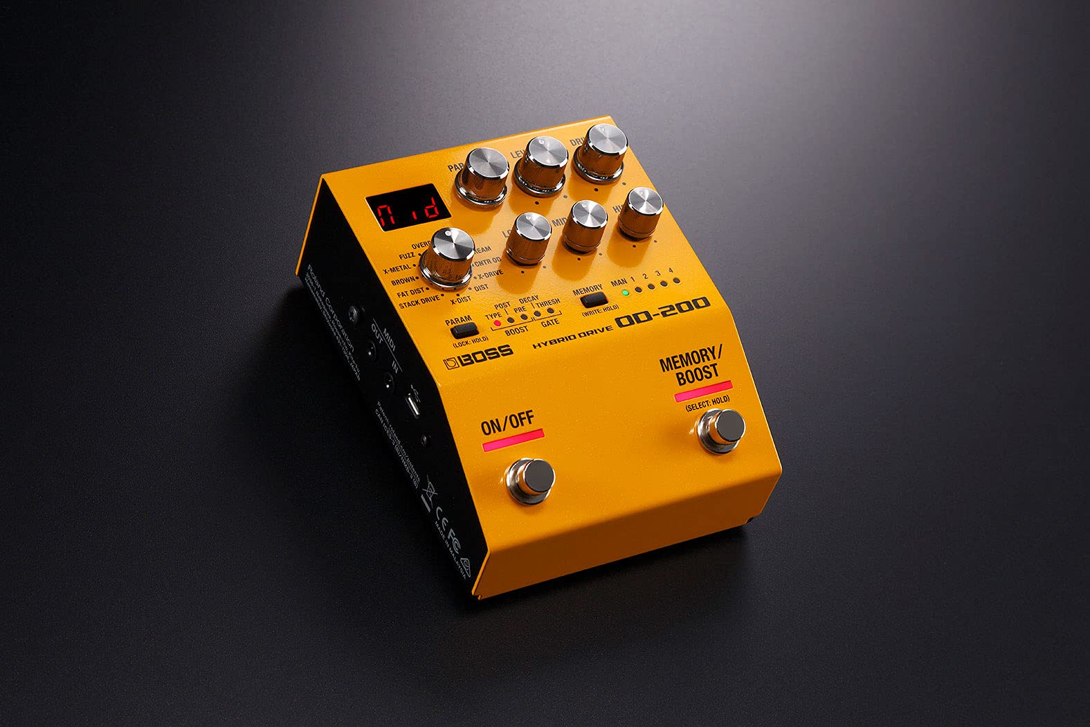 Amazon.com: Boss OD-200 Hybrid Drive Bundle with Gearlux