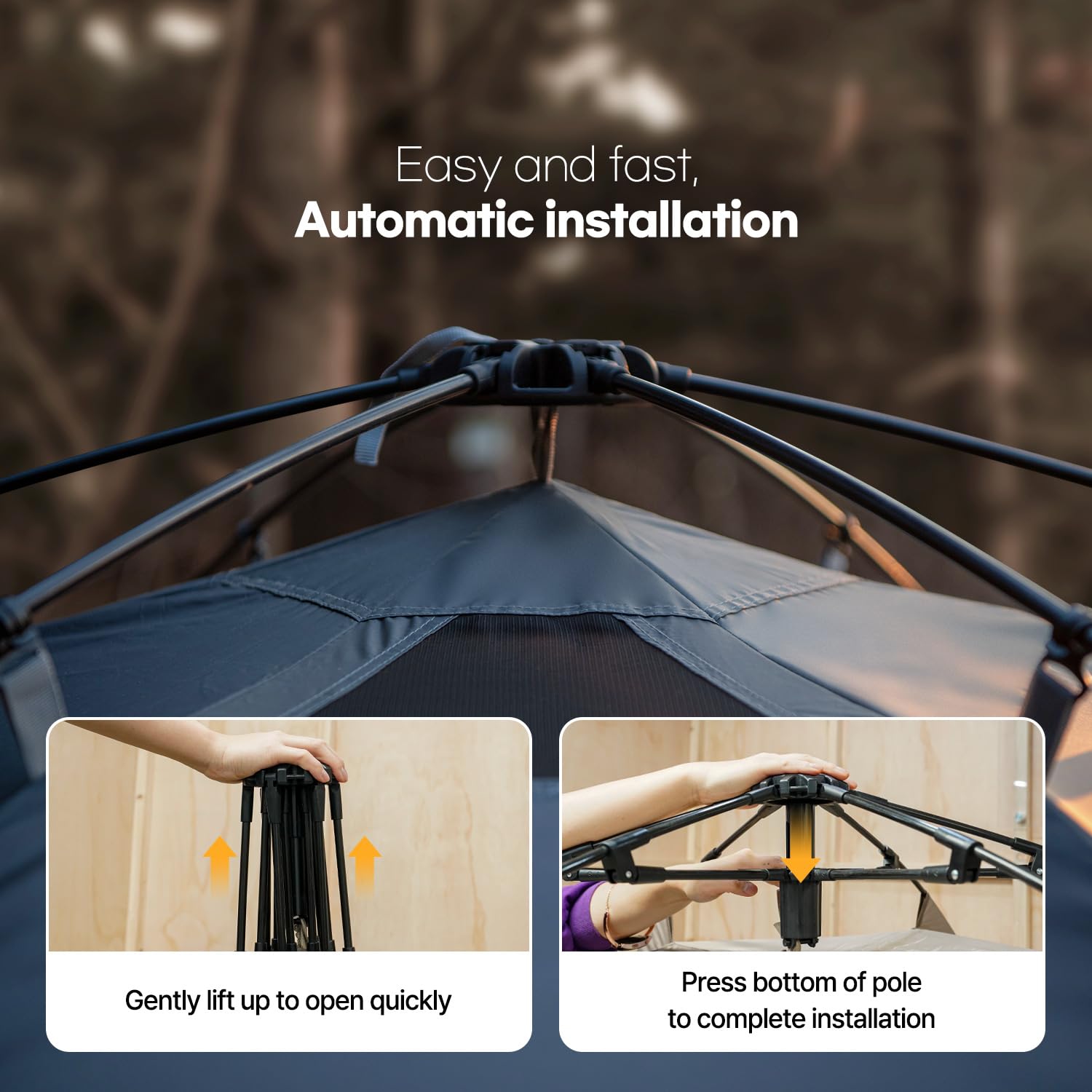 IDOOGEN オペラベイジ3 テント(投げるだけで設営完了☑️) IDOOGEN