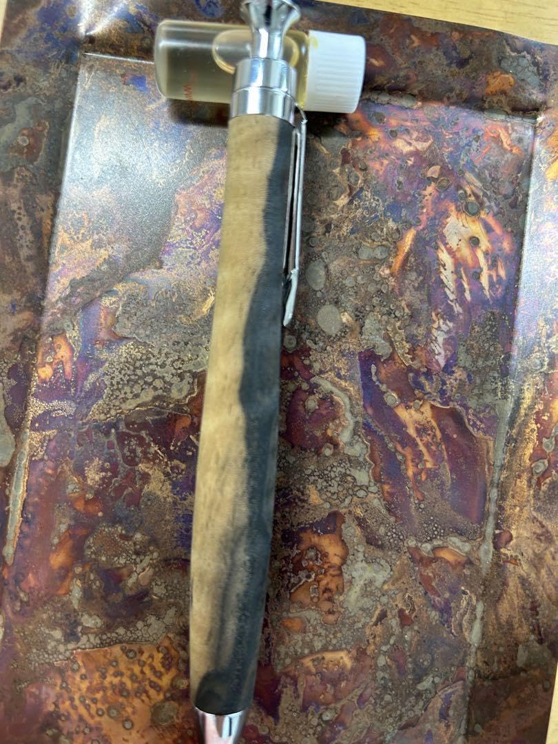 Amazon.co.jp: 極上 黒柿 孔雀杢 こぶた工房シャーペン0.5 「野原工芸