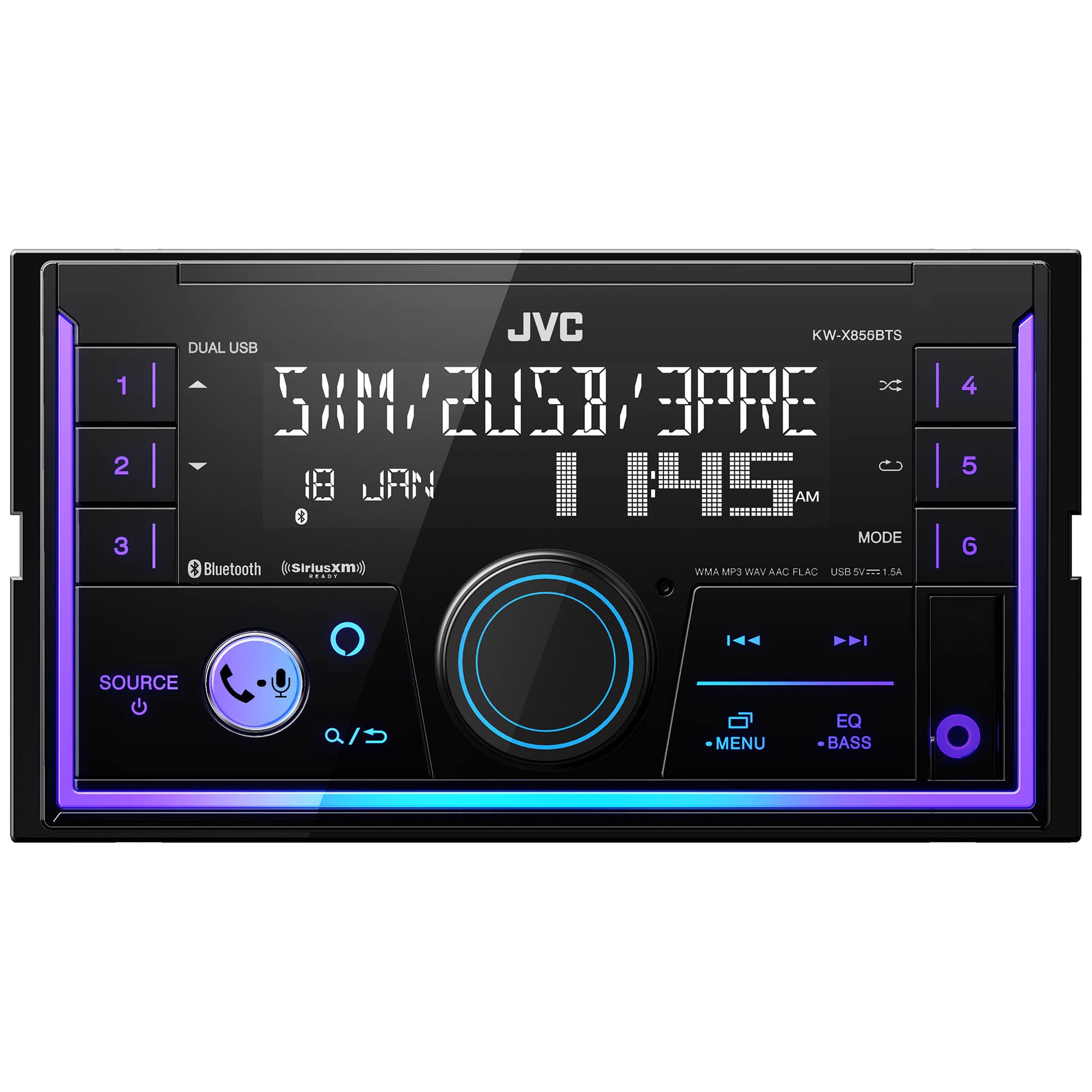 Amazon.com: JVC KW-X855BTS Bluetooth Car Stereo Digital Media