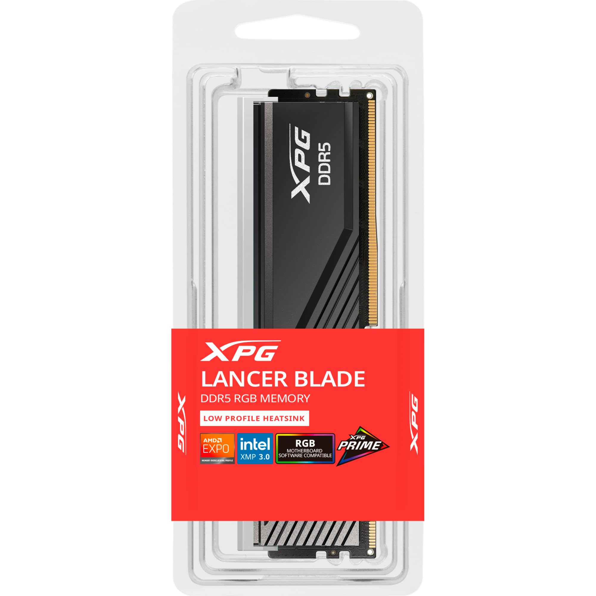 メモリー XPG LANCER RGB 32GB DDR5 6000MT/s XPG DDR5 RAM Memory