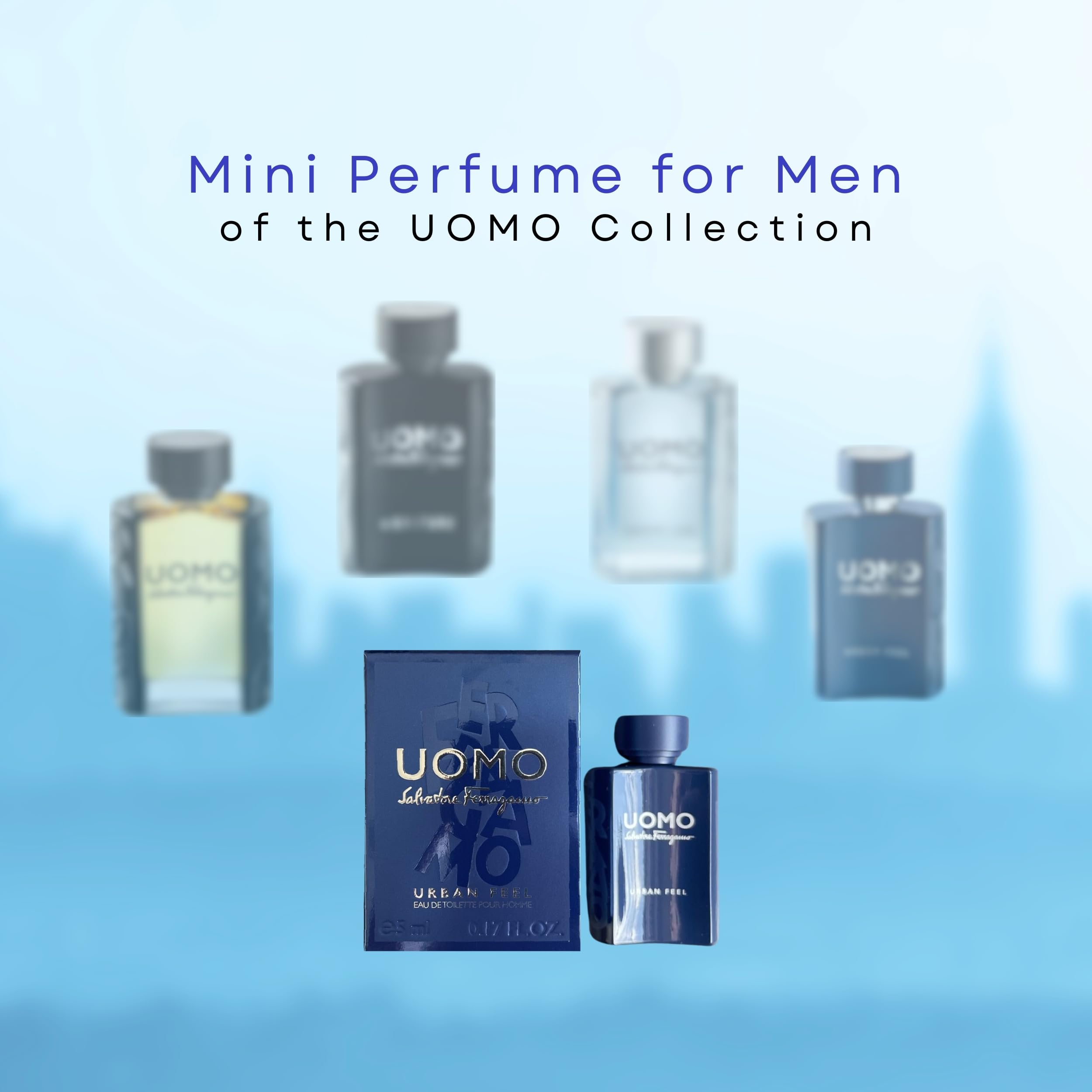 Amazon.com: Salvatore Ferragamo Uomo Urban Feel Mini perfume para