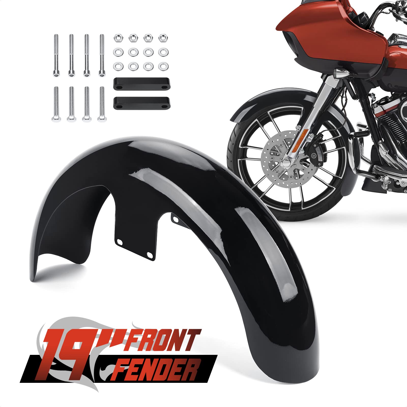 Amazon | Bravema 19インチ オートバイフロントフェンダーホイール