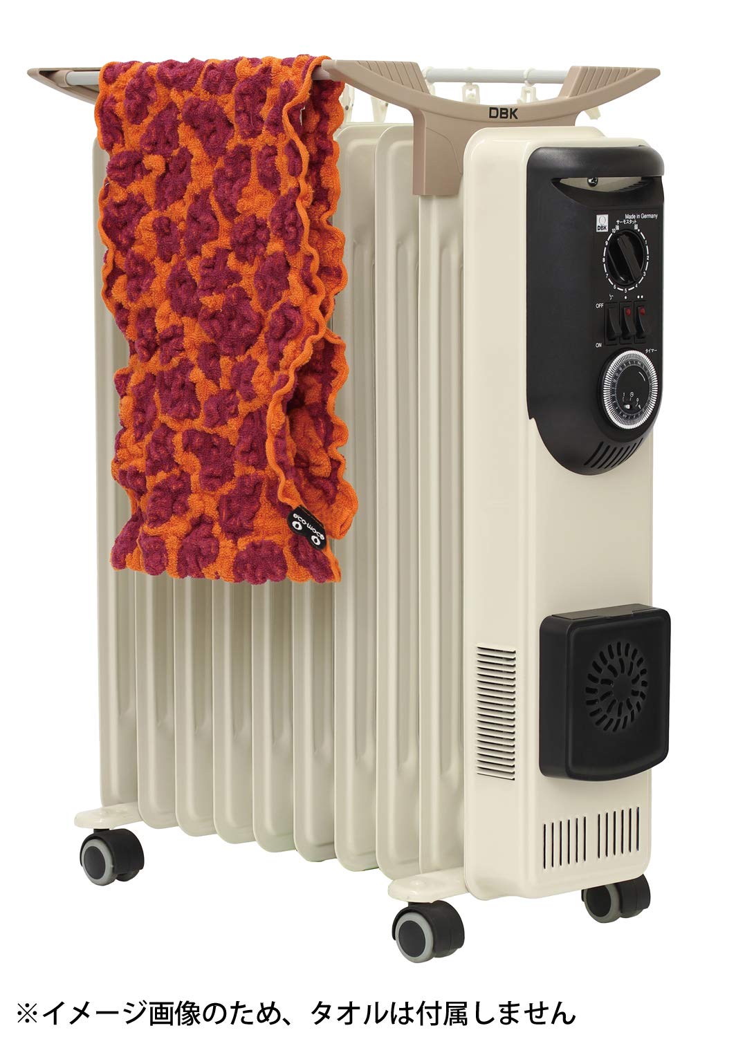 Amazon | DBK オイルヒーター(セラミックヒーター付き) 10枚フィン 【4