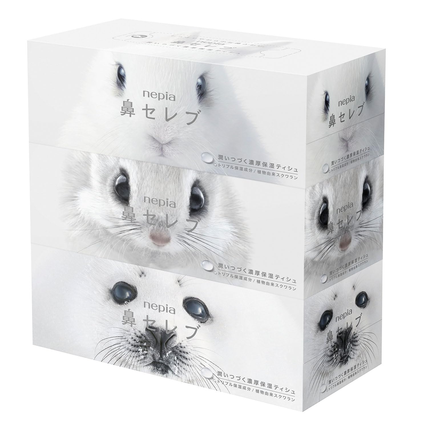 Amazon.co.jp: ネピア 鼻セレブ ティシュ 400枚(200組)×3箱 : ドラッグ