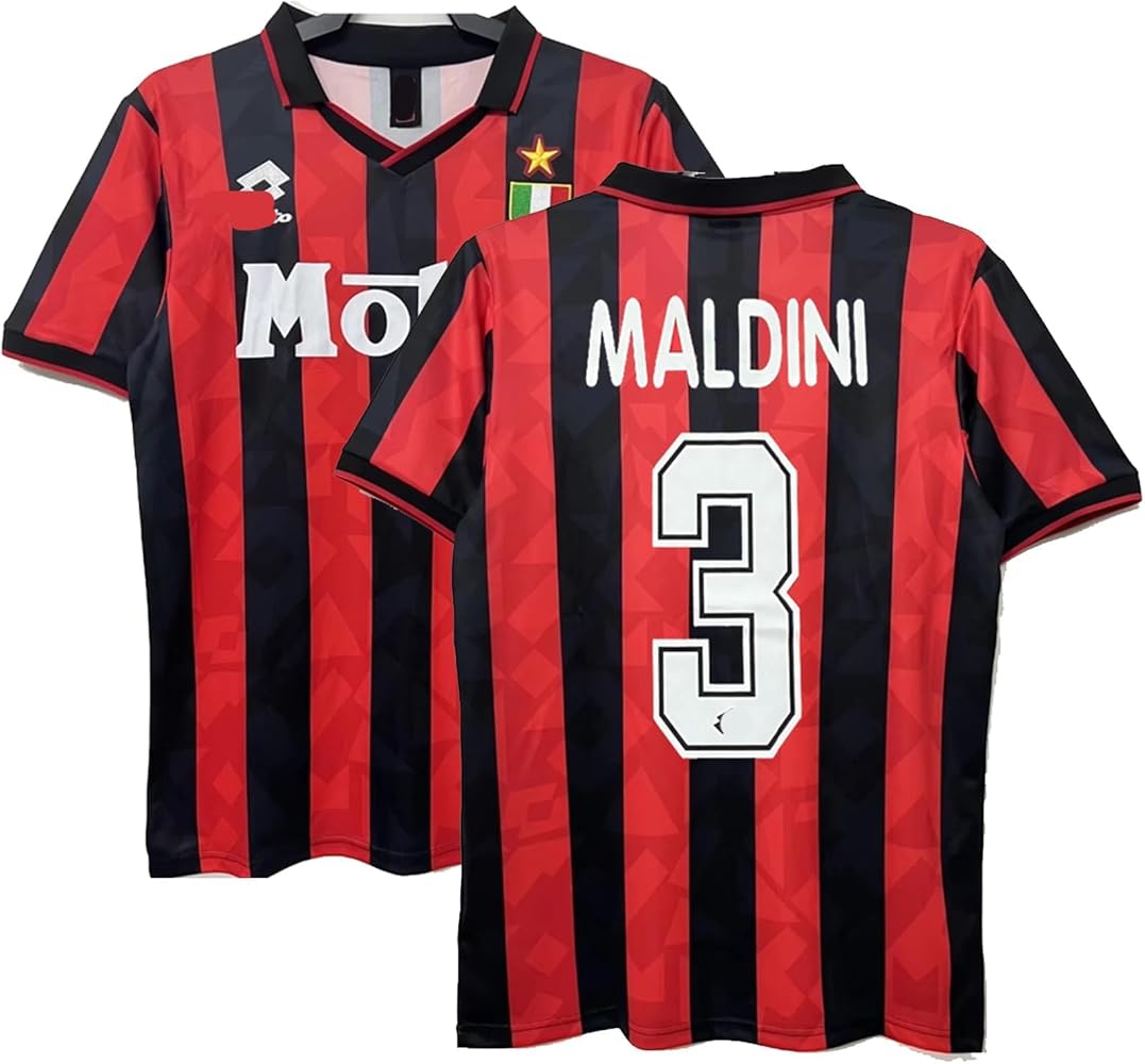 Amazon.co.jp: [EESDCOS] 1993-1994年 ACミラン 復刻版 パオロ